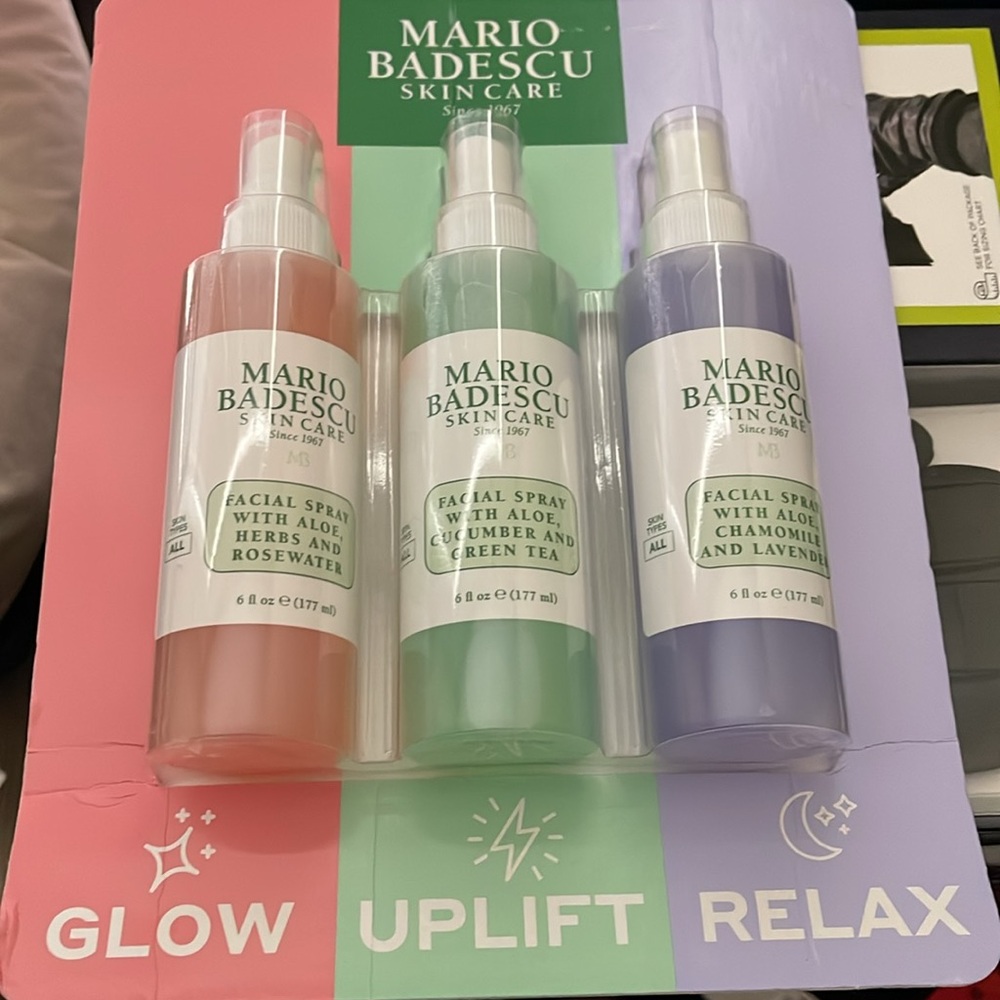 Mario Badescu Facial Spray with ALoe Pack of 3 -6 OZ each